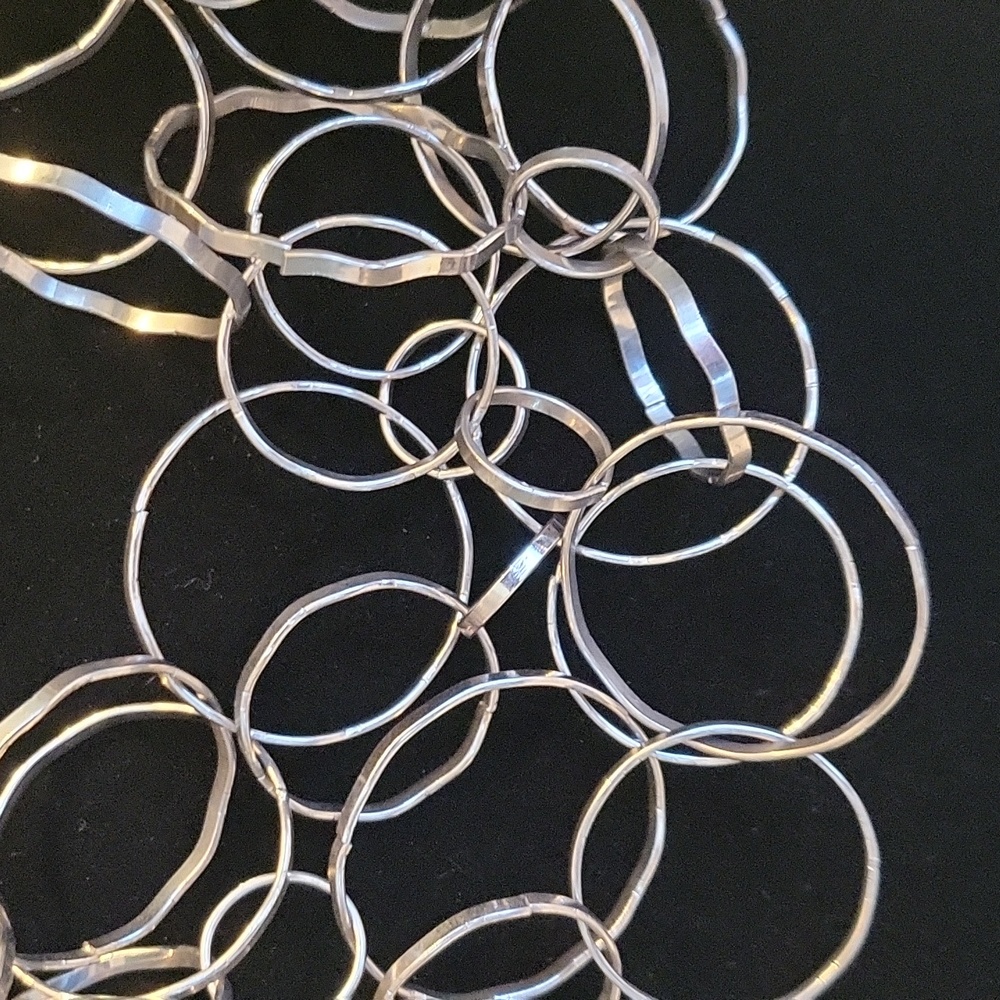 Silver Necklace & Cuff Bundle - image 3